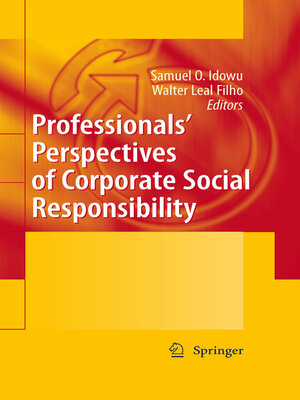 cover image of Professionals´ Perspectives of Corporate Social Responsibility